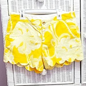 Lilly Politzer Yellow Shorts Size 0